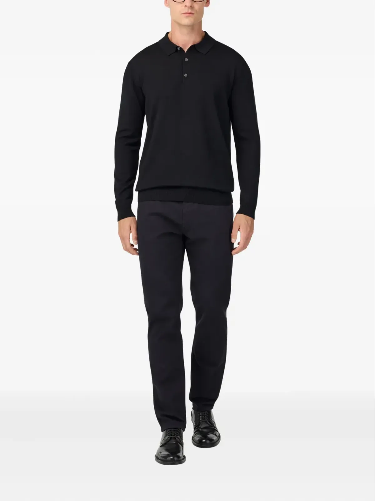 Boggi Milano 長袖ポロネックセーター - 画像2
