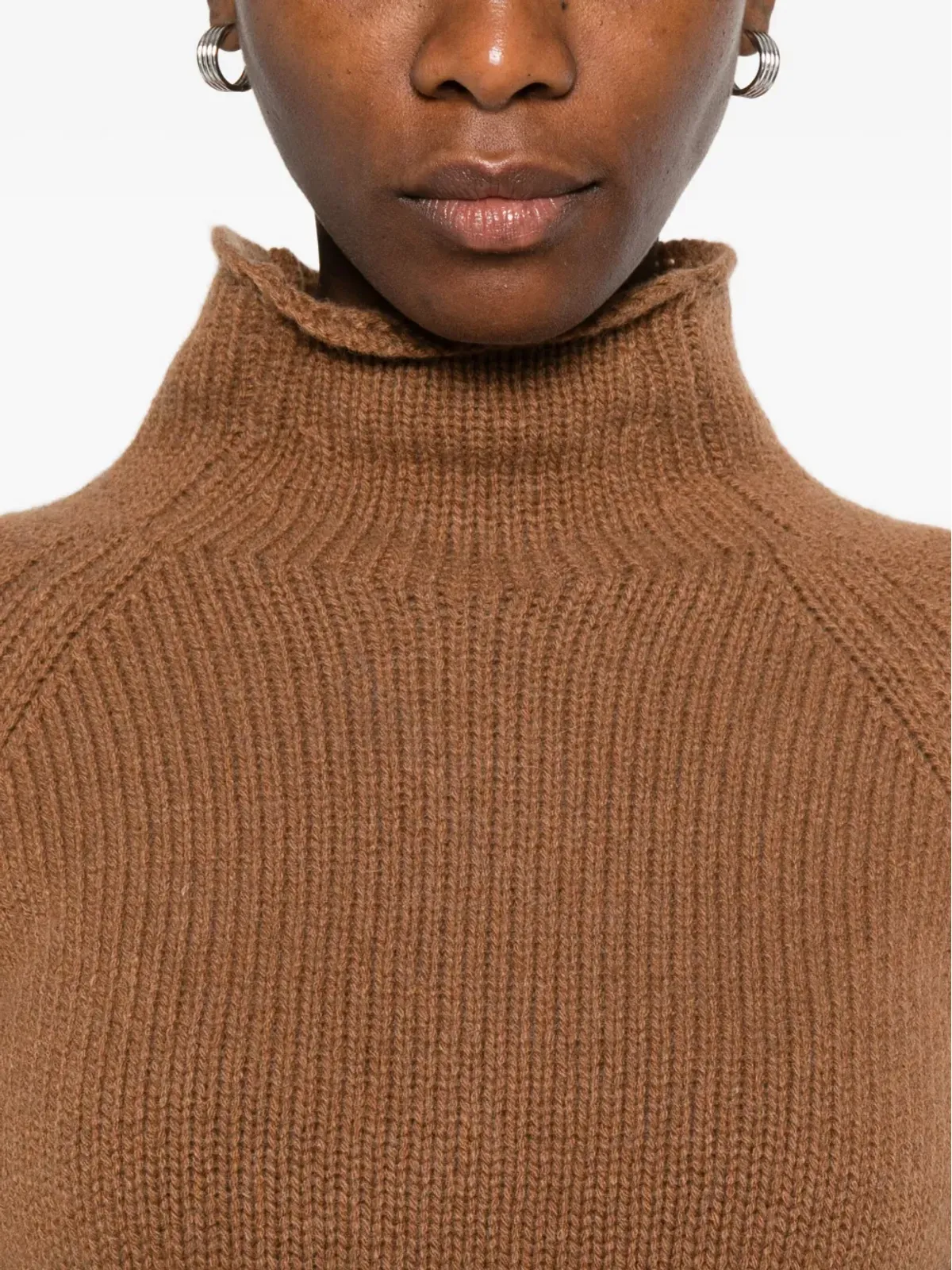 SCAGLIONE モックネック ラグランスリーブセーター - 画像5