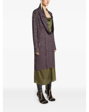 DRIES VAN NOTEN レイヤード柄ミディドレス - サムネイル3