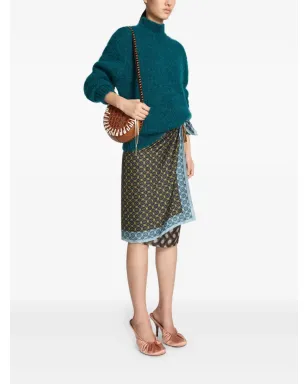 DRIES VAN NOTEN クロコダイルエフェクト ブレイドストラップ クロスボディバッグ - サムネイル2