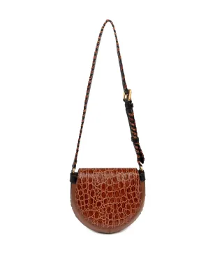 DRIES VAN NOTEN クロコダイルエフェクト ブレイドストラップ クロスボディバッグ - サムネイル3