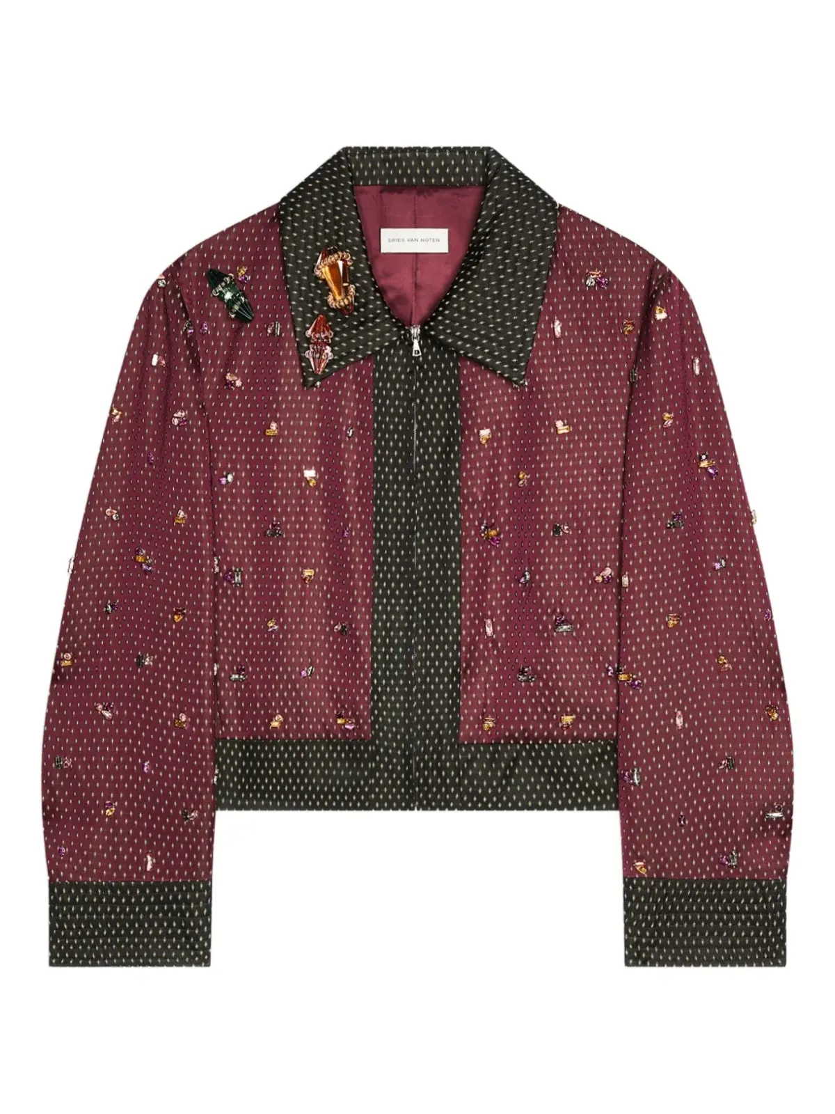 DRIES VAN NOTEN クロップドジャケット - 画像1