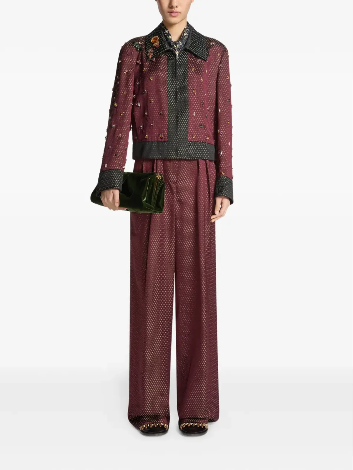 DRIES VAN NOTEN クロップドジャケット - 画像2