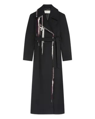 DRIES VAN NOTEN ホイップステッチ装飾コート - サムネイル1
