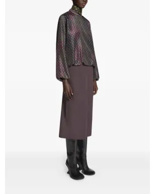 DRIES VAN NOTEN テーラードミディスカート - サムネイル3