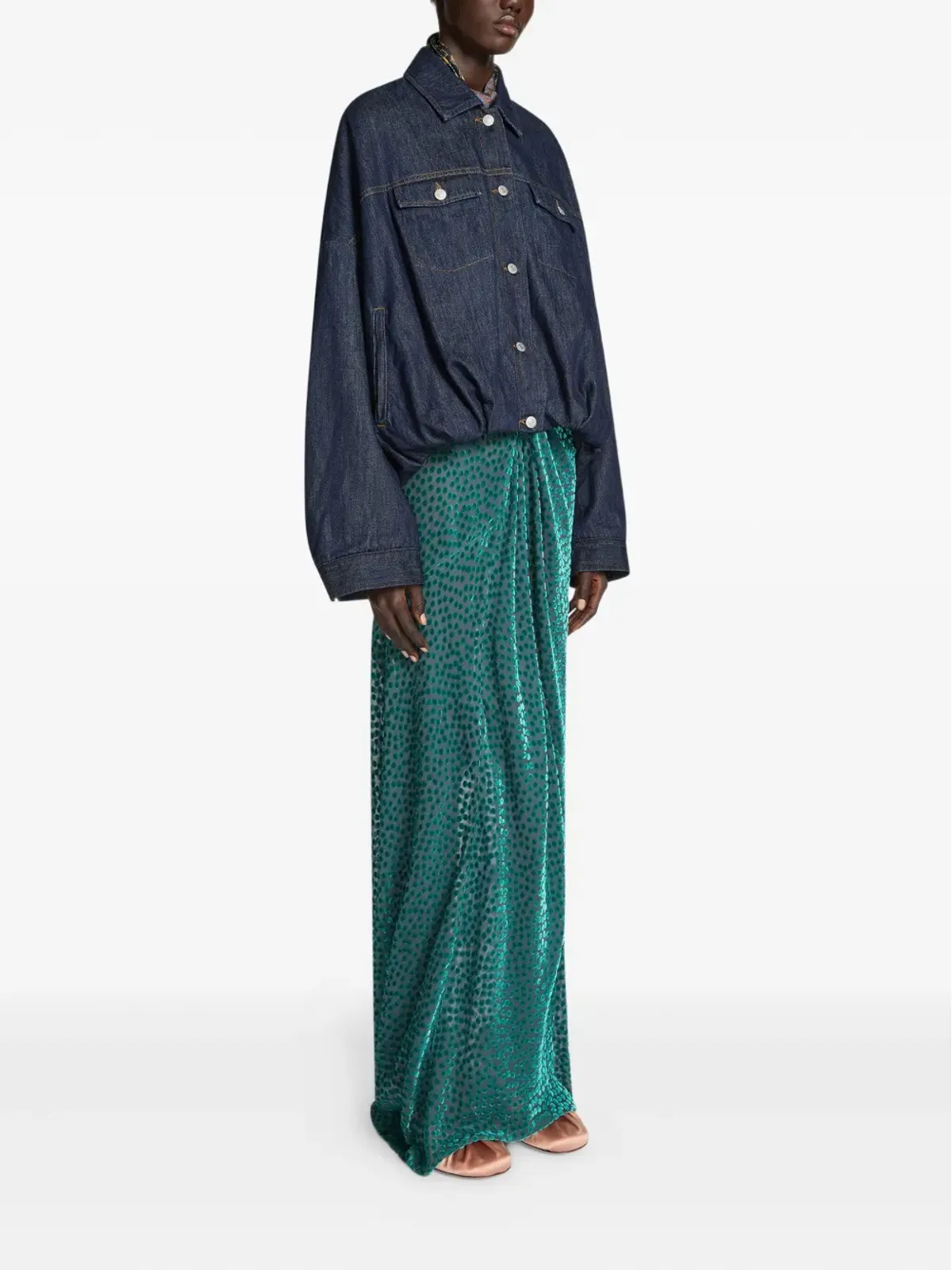 DRIES VAN NOTEN 長袖デニムジャケット - 画像3