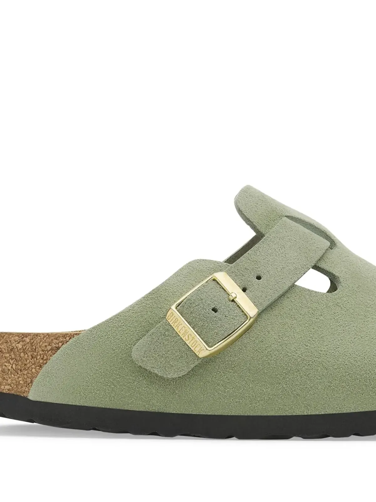 Birkenstock バックル付きスエードミュール - 画像2