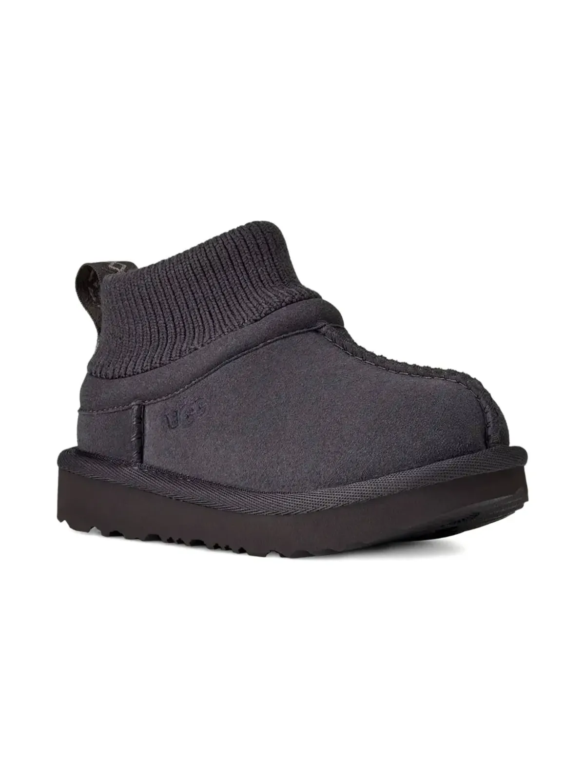 UGG Kids クラシック Ultra Mini リブ編みブーツ - 画像1