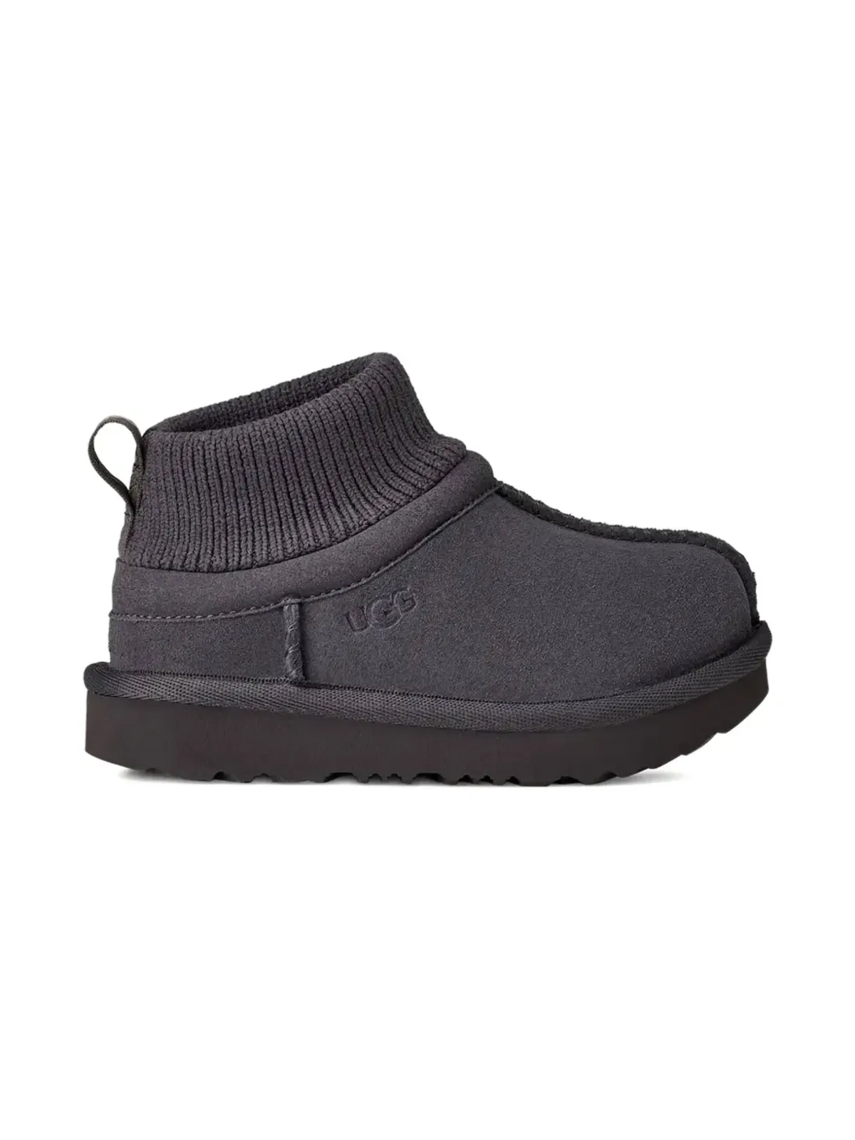 UGG Kids クラシック Ultra Mini リブ編みブーツ - 画像2