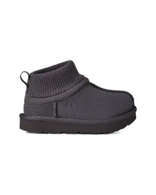 UGG Kids クラシック Ultra Mini リブ編みブーツ - サムネイル2