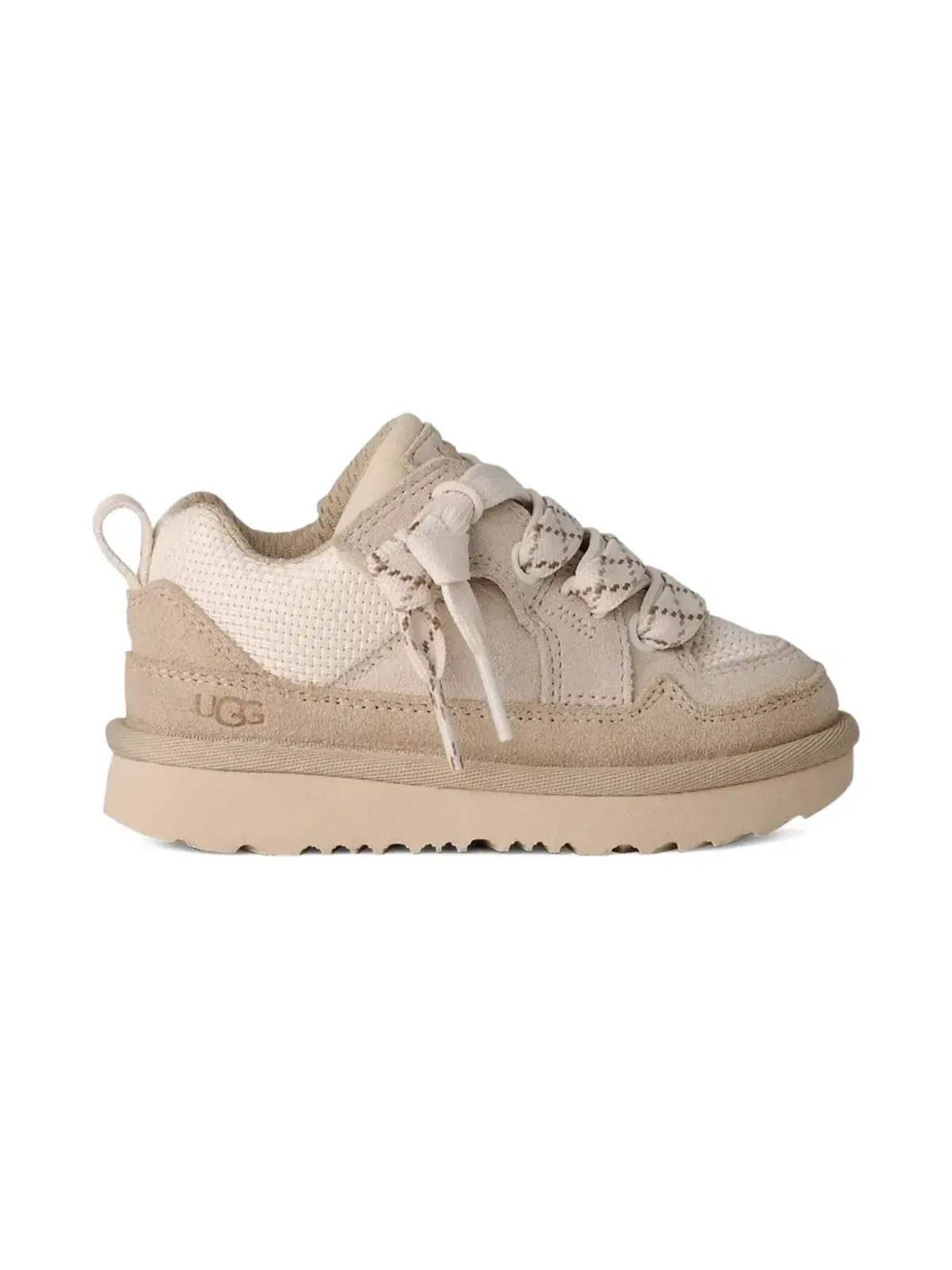 UGG Kids レースアップパネルドスニーカー - 画像2