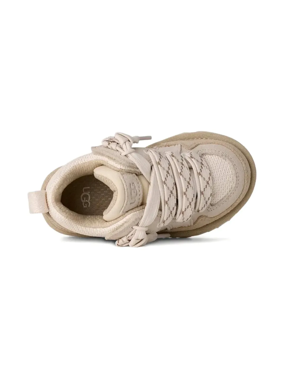 UGG Kids レースアップパネルドスニーカー - 画像4