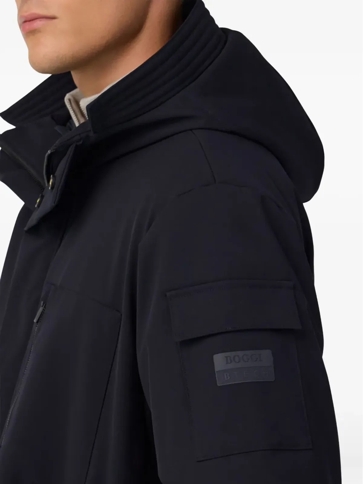 Boggi Milano フード付き中綿パーカー - 画像5