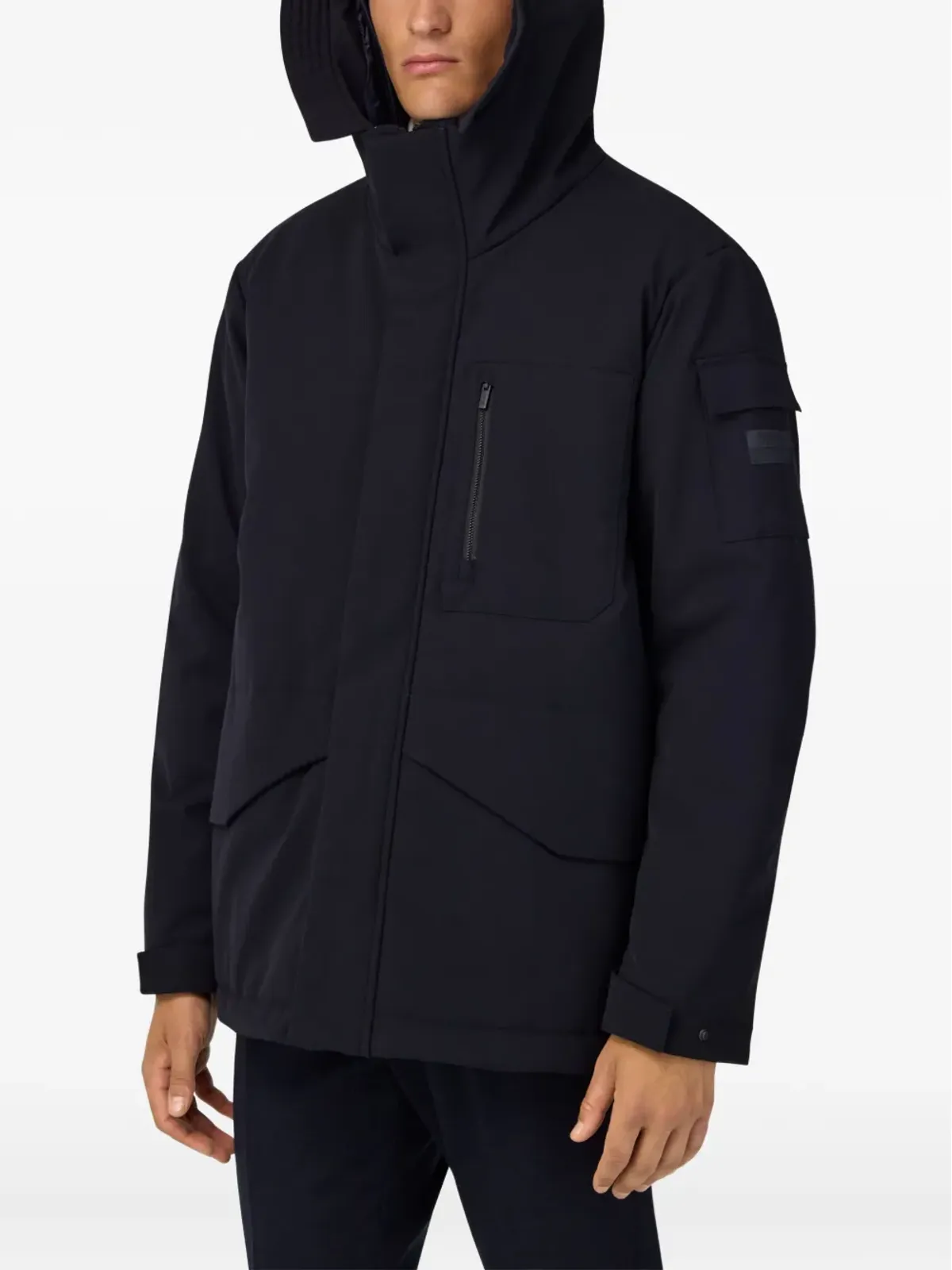 Boggi Milano フード付き中綿パーカー - 画像3