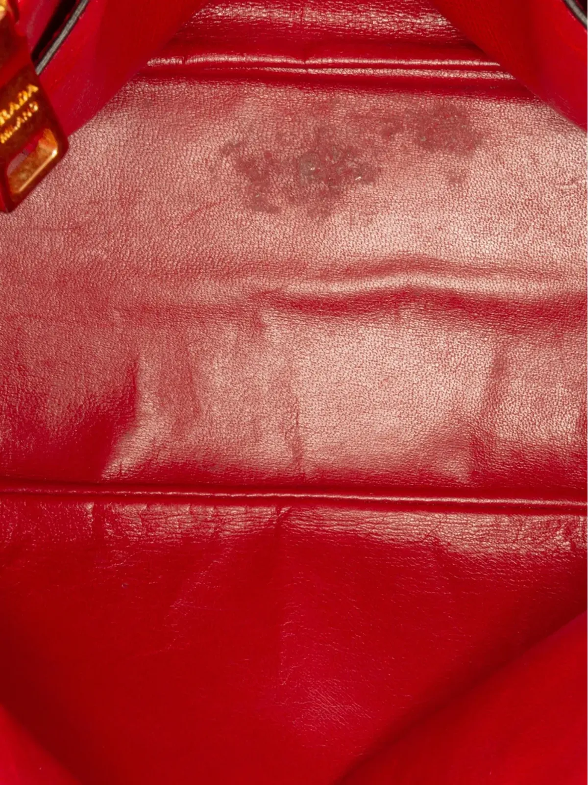 Prada Pre-Owned サフィアーノ・ドーム・サッチェル - 画像5