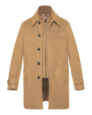 Norwegian Wool ユーロボタンファスニングコート - サムネイル1