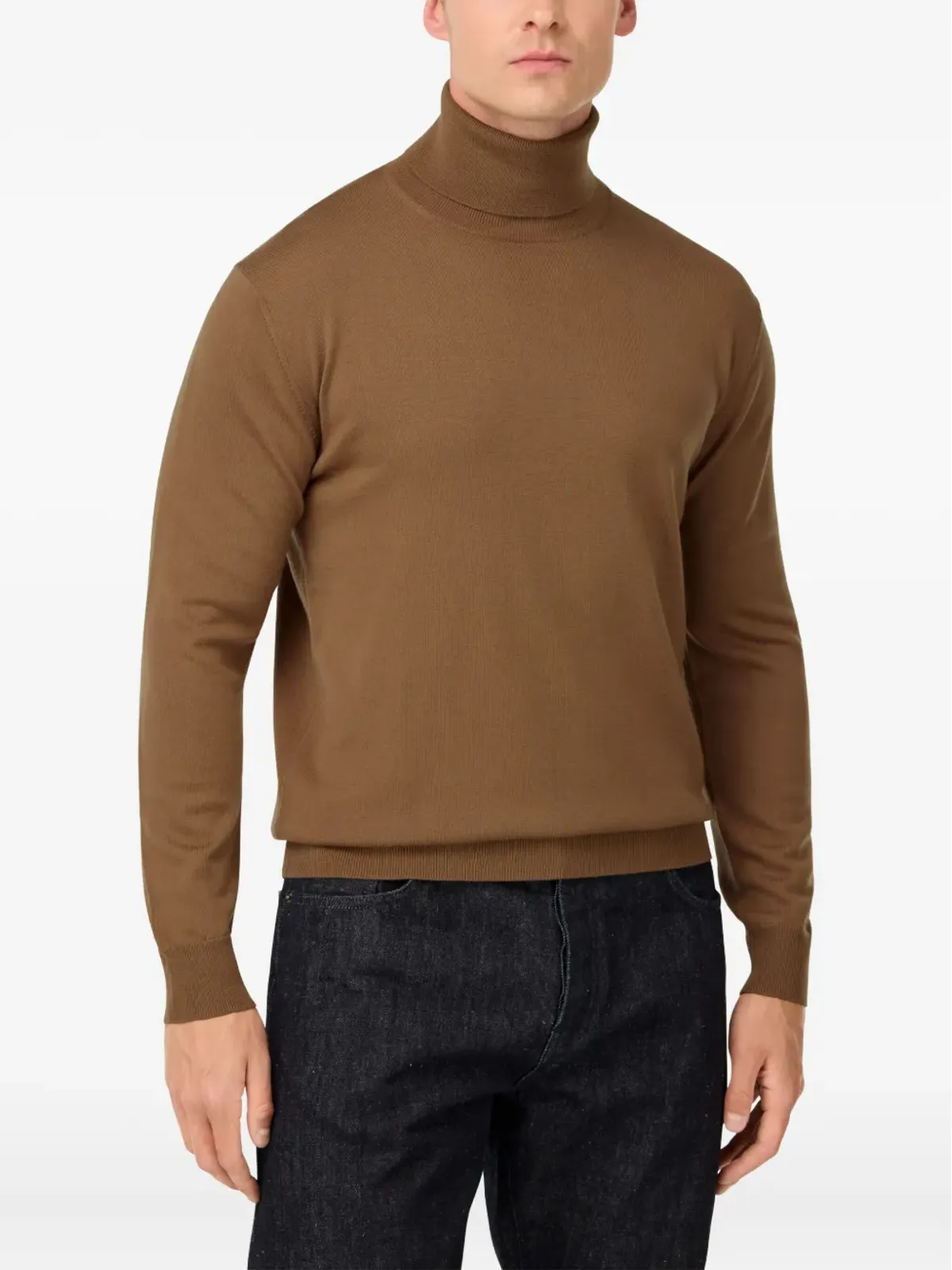 Boggi Milano ハイネックセーター - ブラウン - 画像3