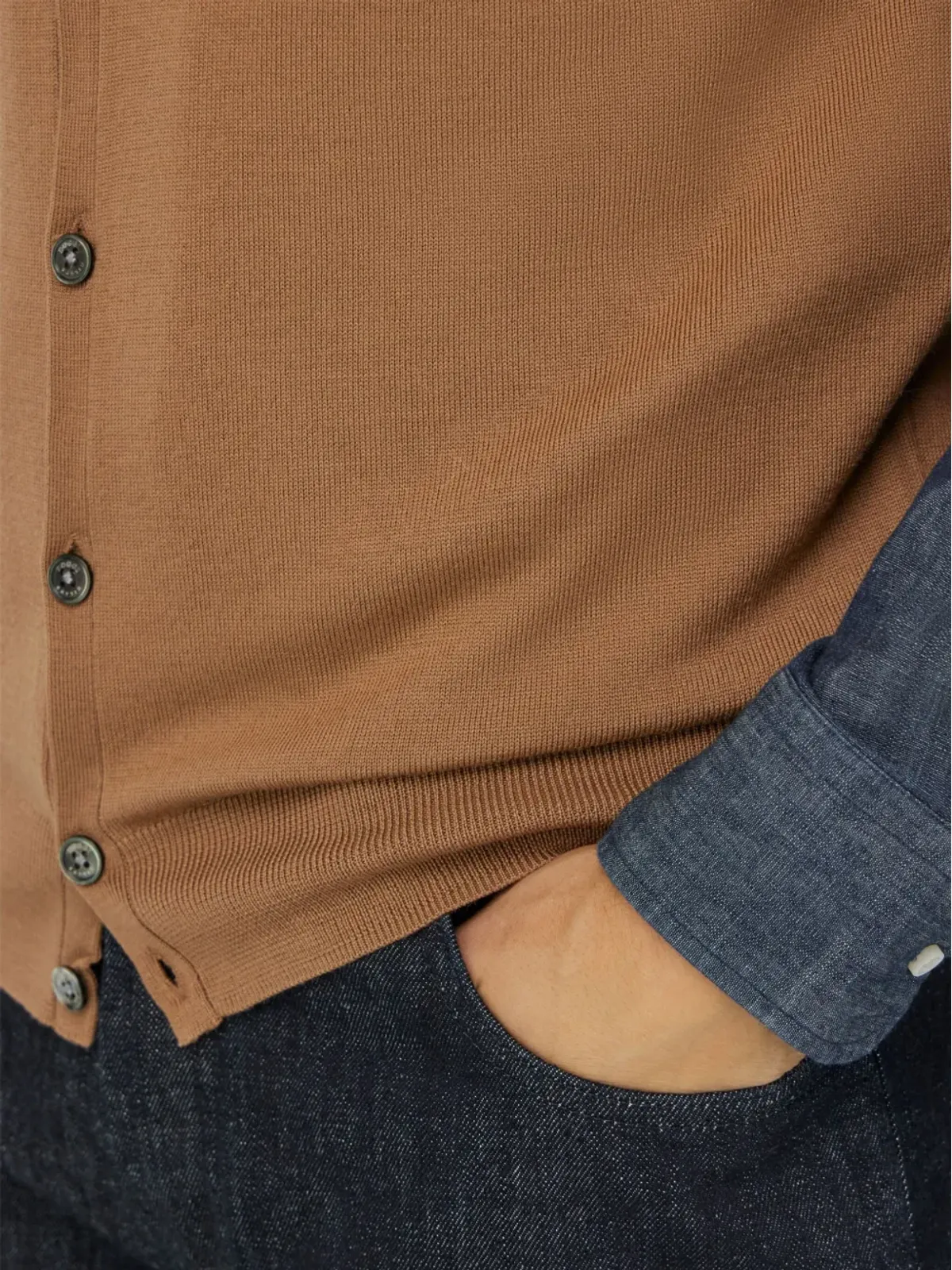 Boggi Milano ウールベスト - 画像5