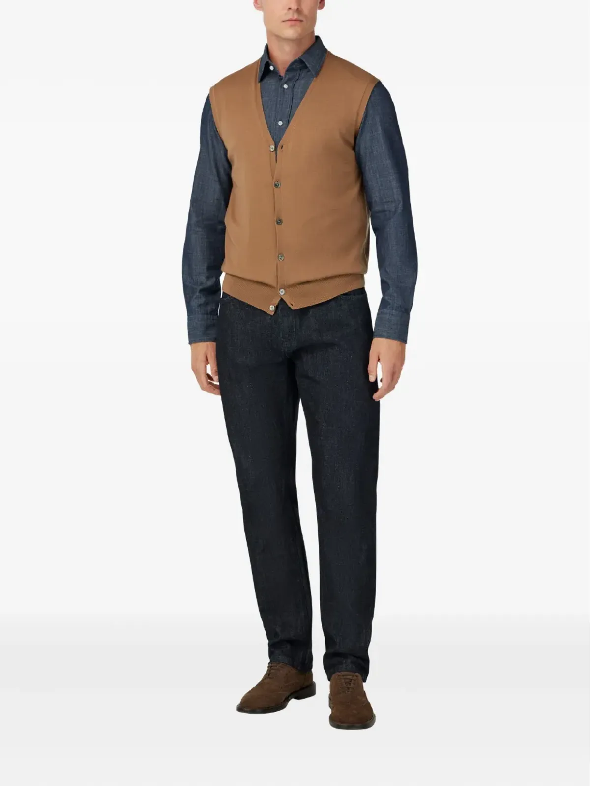 Boggi Milano ウールベスト - 画像2