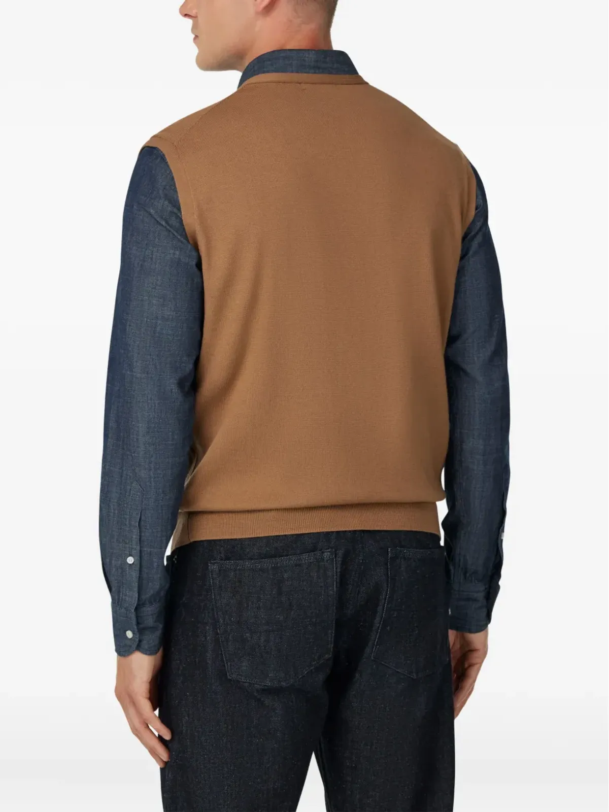Boggi Milano ウールベスト - 画像4