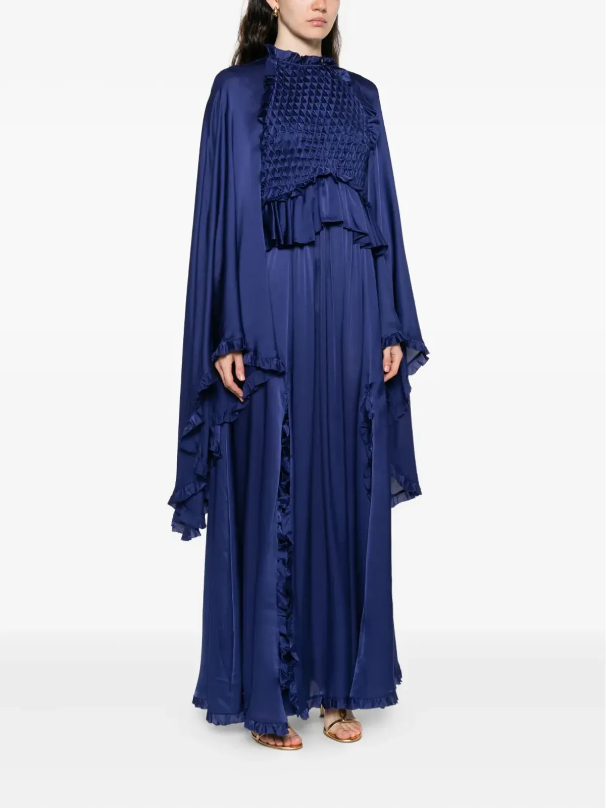 ZIMMERMANN Hypnotic smocked flutter dress - 画像3