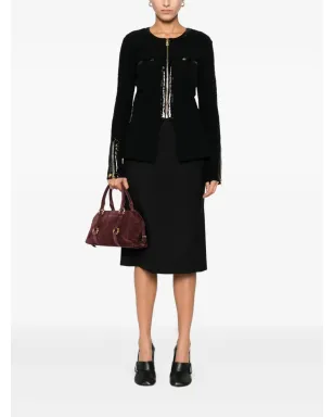 Elisabetta Franchi ジップフロントポケットカーディガン - サムネイル2