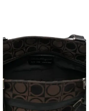 Ferragamo ビンテージ 2000年代 円形柄 トートバッグ - ブラウン - サムネイル4