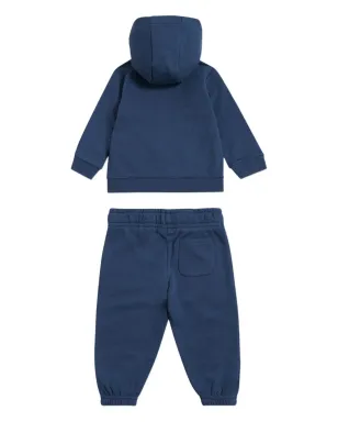 New Balance Kids ロゴプリント フード付き トラックスーツ - サムネイル2