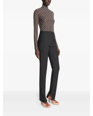 DRIES VAN NOTEN テーラードスラックス - ブラック - サムネイル3
