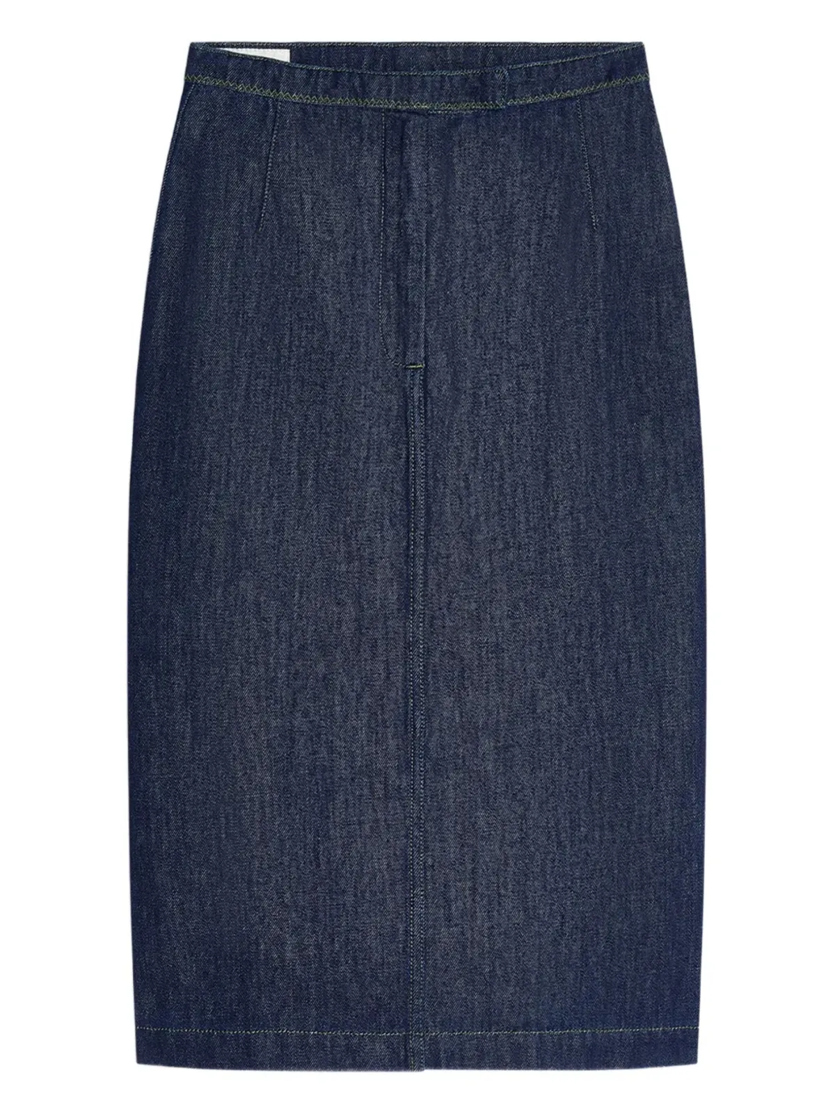 DRIES VAN NOTEN デニムプリーツディテール ミディスカート - 画像1