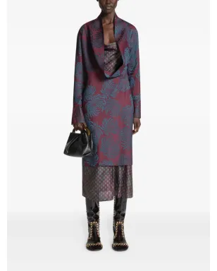 DRIES VAN NOTEN 幾何学模様ミディドレス - サムネイル2