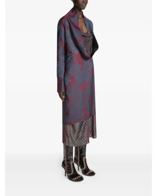 DRIES VAN NOTEN 幾何学模様ミディドレス - サムネイル3