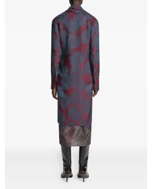 DRIES VAN NOTEN 幾何学模様ミディドレス - サムネイル4
