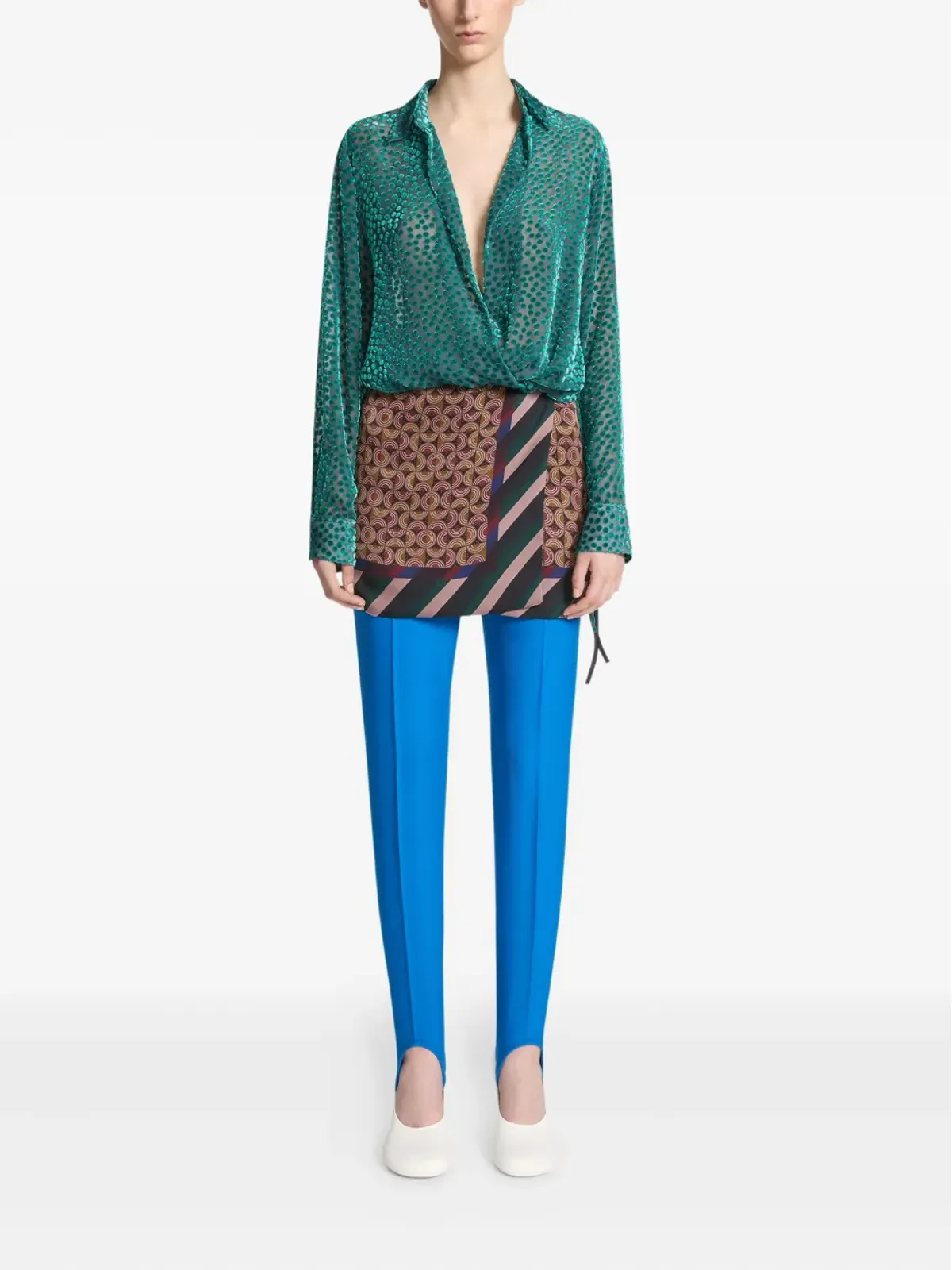 DRIES VAN NOTEN デボレラップシャツ - 画像2