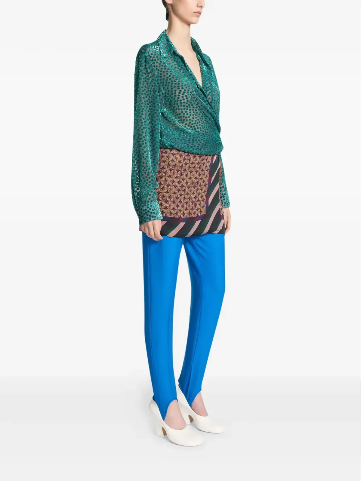 DRIES VAN NOTEN デボレラップシャツ - 画像3
