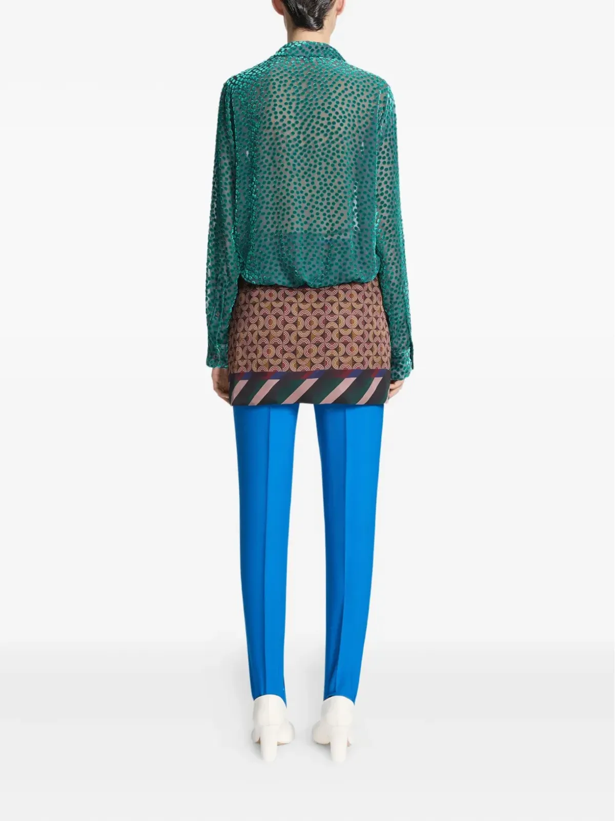DRIES VAN NOTEN デボレラップシャツ - 画像4