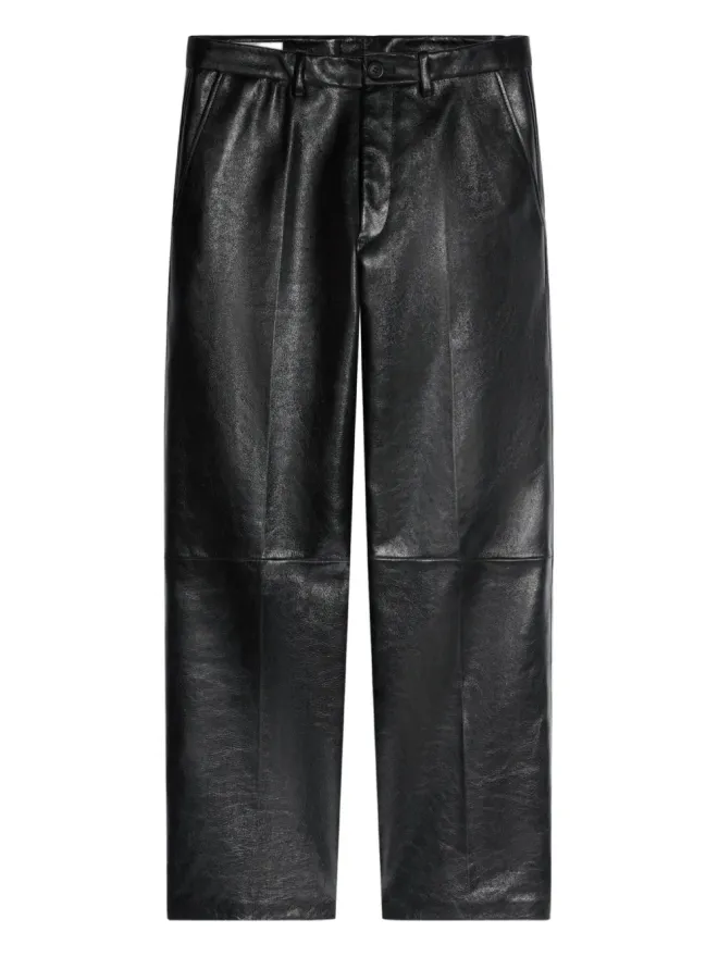 Dries Van Noten DRIES VAN NOTEN レザートラウザーの商品画像