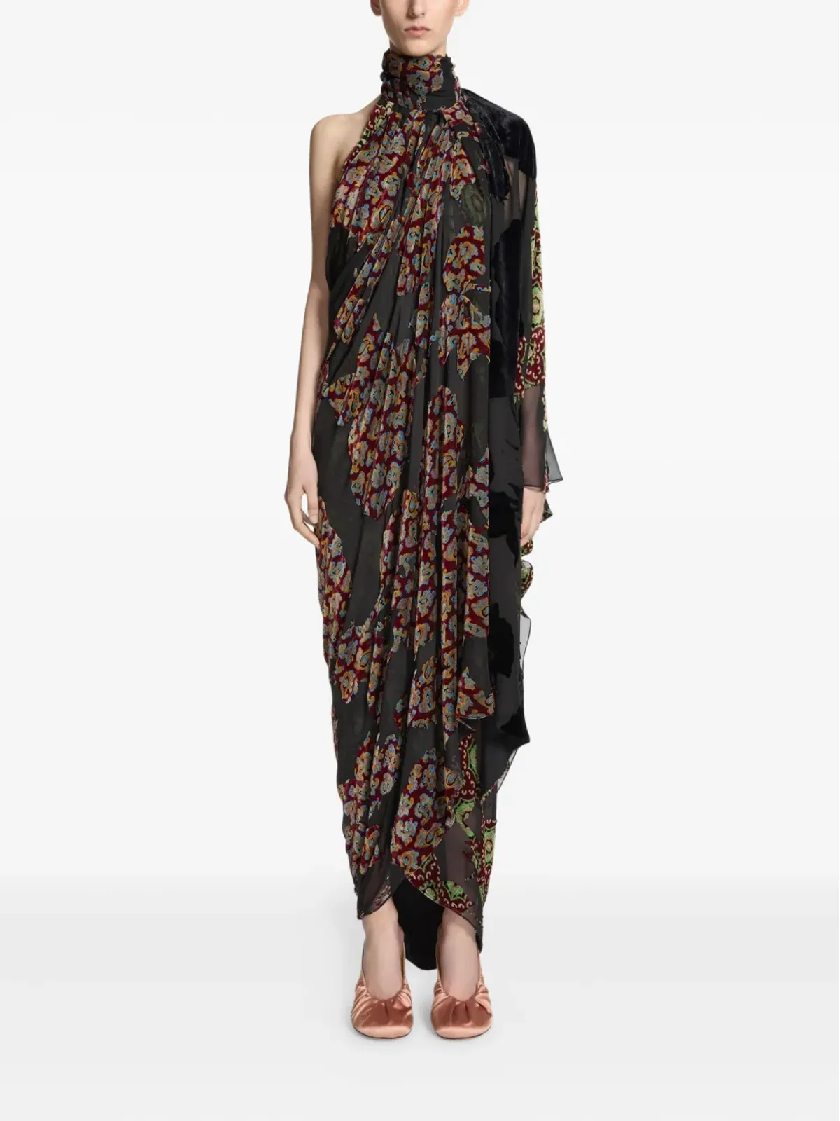DRIES VAN NOTEN サテンミュール - 画像4