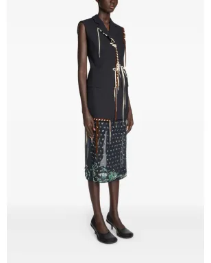 DRIES VAN NOTEN ノースリーブ ウール ブレザー - サムネイル3