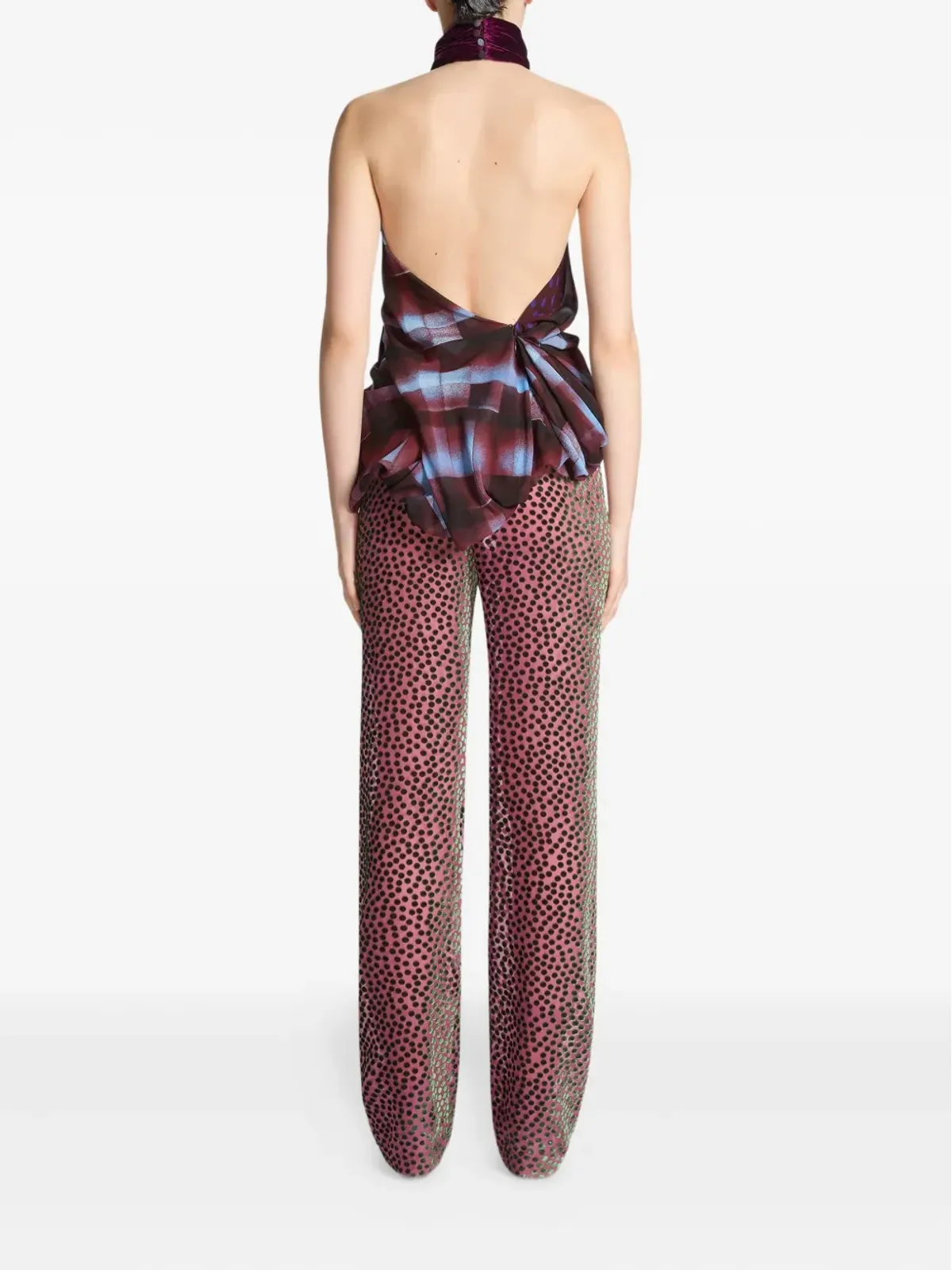 DRIES VAN NOTEN ホルターネックトップ - 画像4