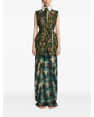 DRIES VAN NOTEN 装飾付きノースリーブブレザー - サムネイル2