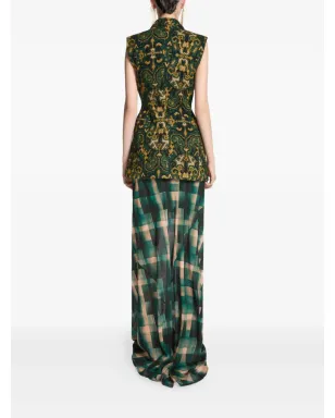 DRIES VAN NOTEN 装飾付きノースリーブブレザー - サムネイル4
