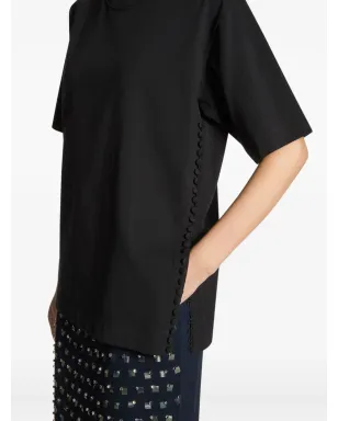 DRIES VAN NOTEN クルーネック ボタン装飾 Tシャツ - サムネイル5