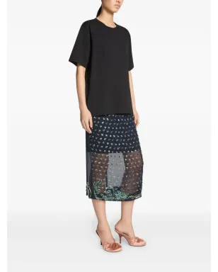 DRIES VAN NOTEN クルーネック ボタン装飾 Tシャツ - サムネイル3