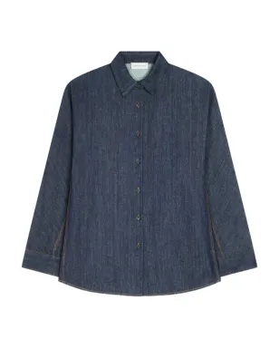 DRIES VAN NOTEN コントラストステッチデニムシャツ - サムネイル1