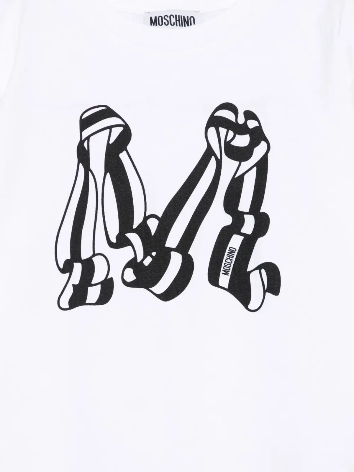 Moschino Kids グラフィックロゴプリントTシャツ - 画像3