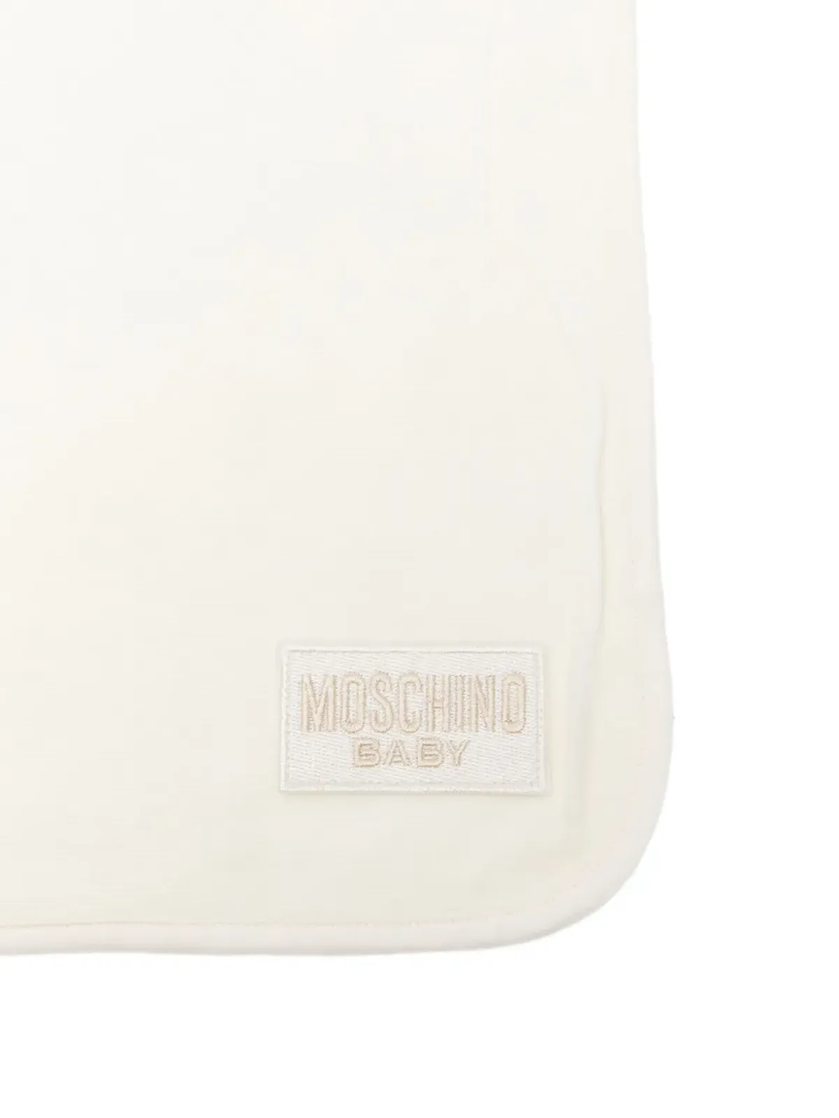 Moschino Kids テディプリント ベビー ブランケット ホワイト - 画像3