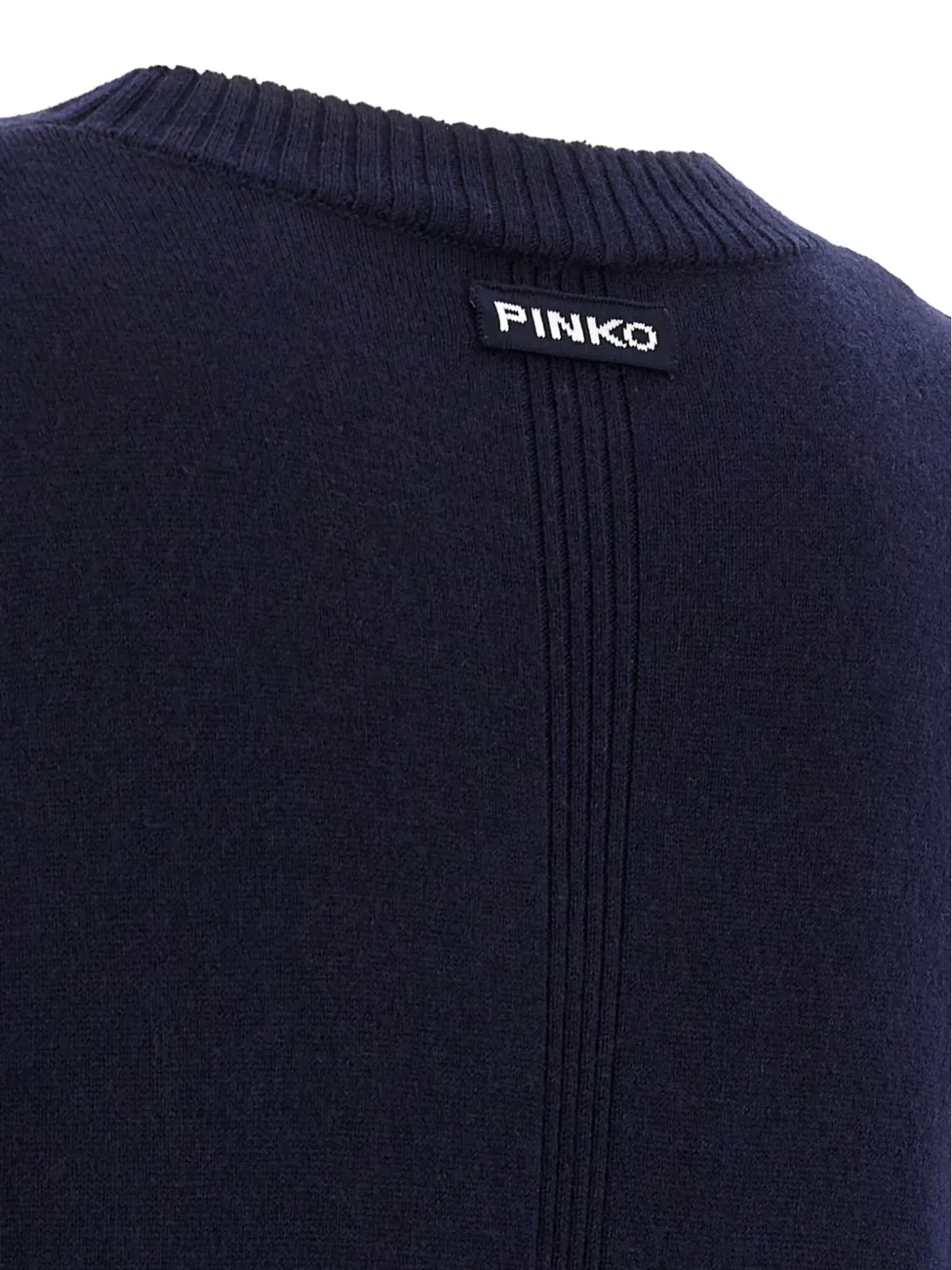 PINKO クルーネック・コントラスト・トリム マキシドレス - 画像3