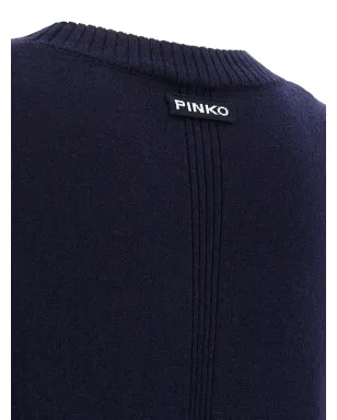 PINKO クルーネック・コントラスト・トリム マキシドレス - サムネイル3