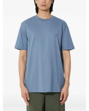 Norse Projects ロゴ刺繍入り 半袖Tシャツ - サムネイル1